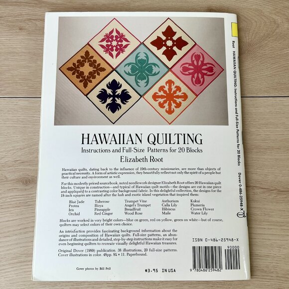 Vintage Hawaiian Quilting Instructions & Full-Size Patterns - Elizabeth Root - Picture 2 of 14
